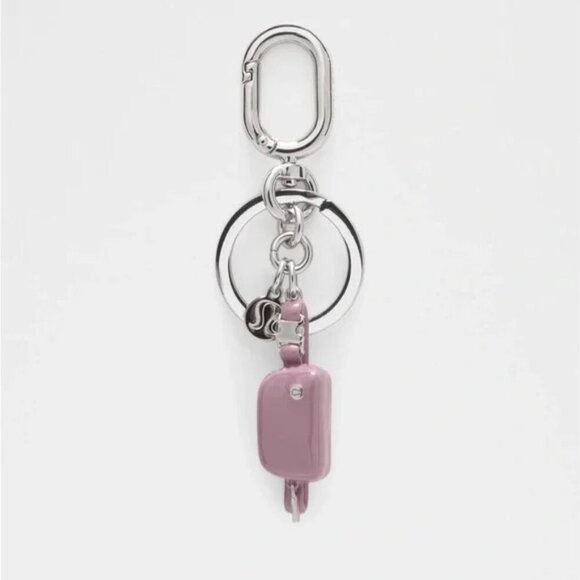 NWT Lululemon Everywhere Belt Bag Charm Keychain - Lavender Luxe/Silver - Picture 1 of 3